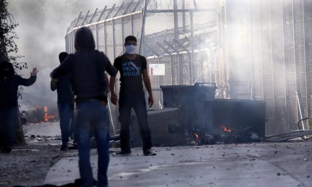 Εξέγερση αλλοδαπών εν μέσω κορονοϊού! - Με ρόπαλα στα χέρια λεηλατούν χωράφια Ελλήνων στη Μόρια - Βίντεο